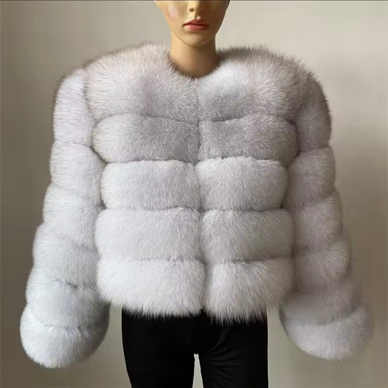 ‘White’ Fox Fur Coat