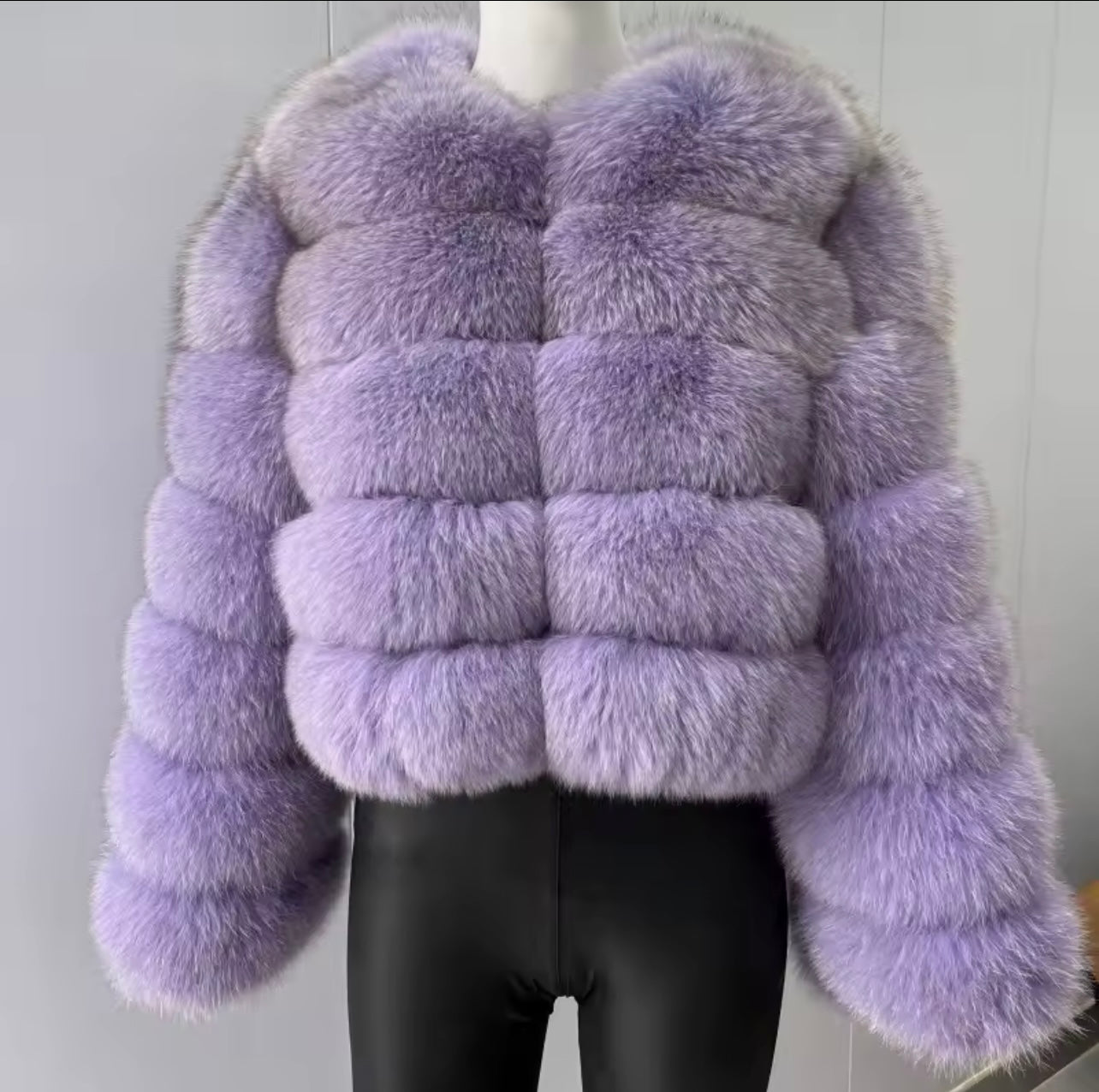'Lilac' Fox Fur Coat